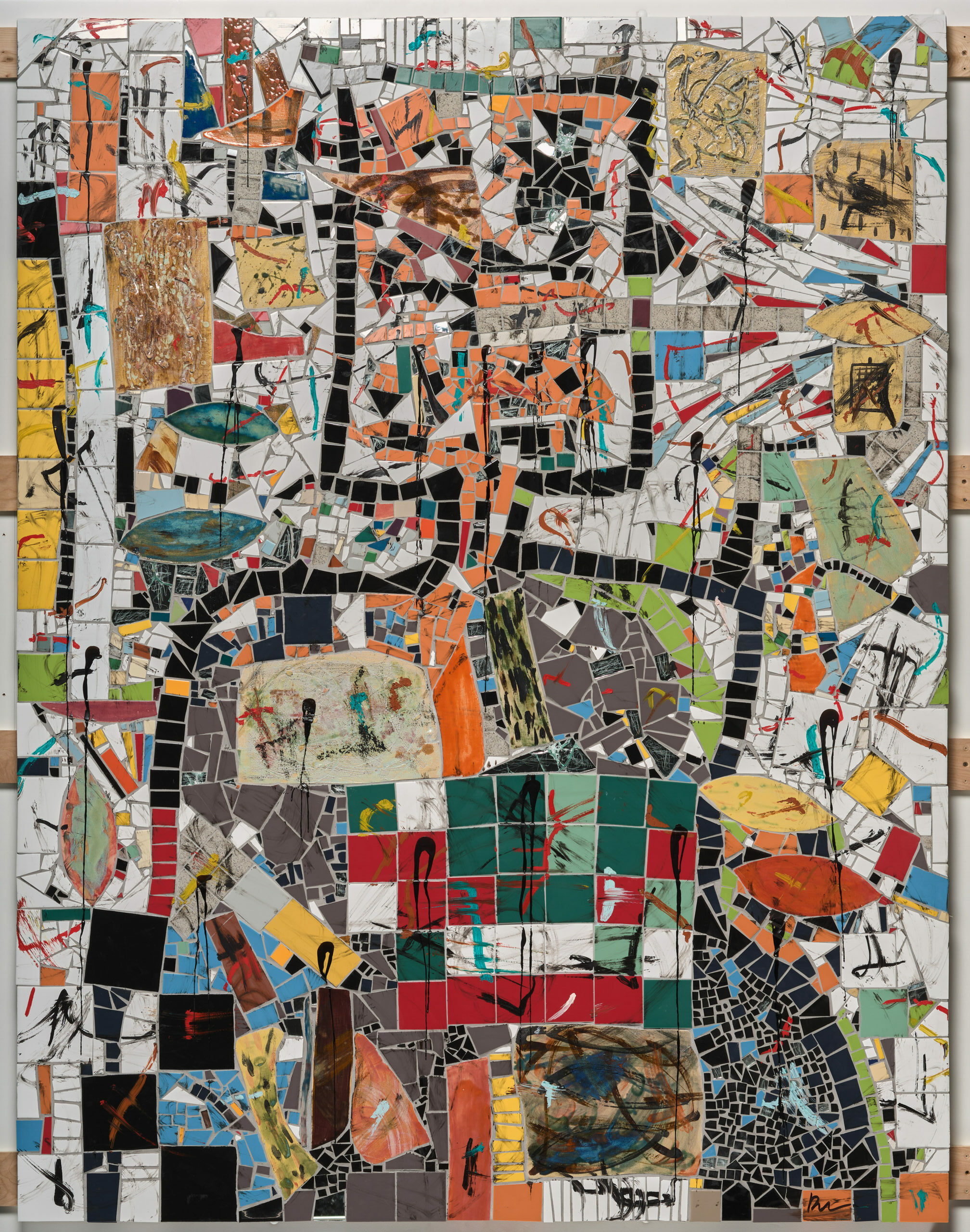 Rashid Johnson. Standing Broken Man. 2020.